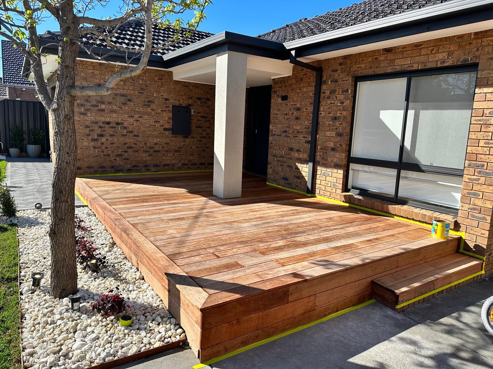 Property maintenance — new timber deck